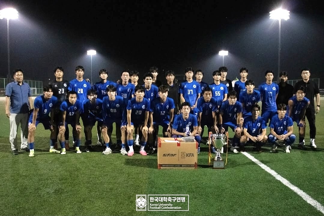 사진1. 배재대 축구부 죽죽장군기 1·2학년 대학축구연맹전 3위_대학축구연맹 제공